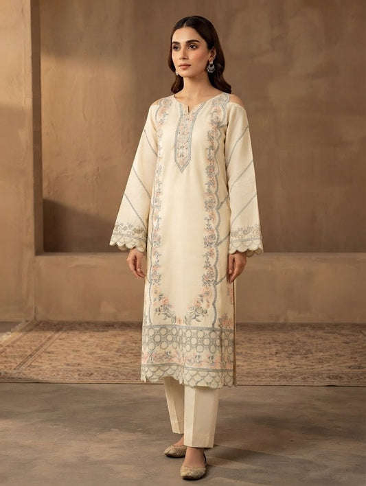 Stitched pure lawn 2 piece