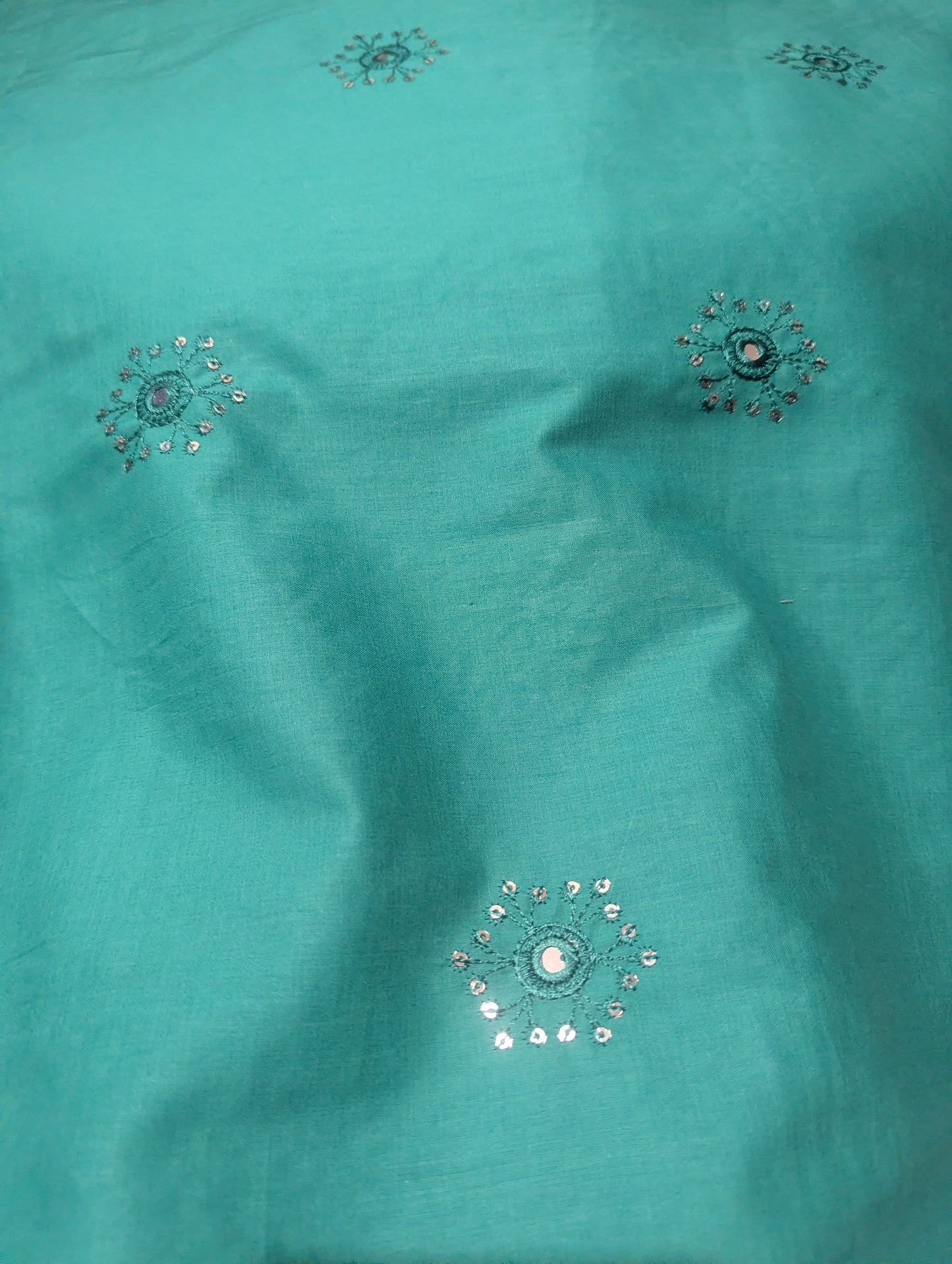 Pure lawn three piece with plain chiffon dupatta