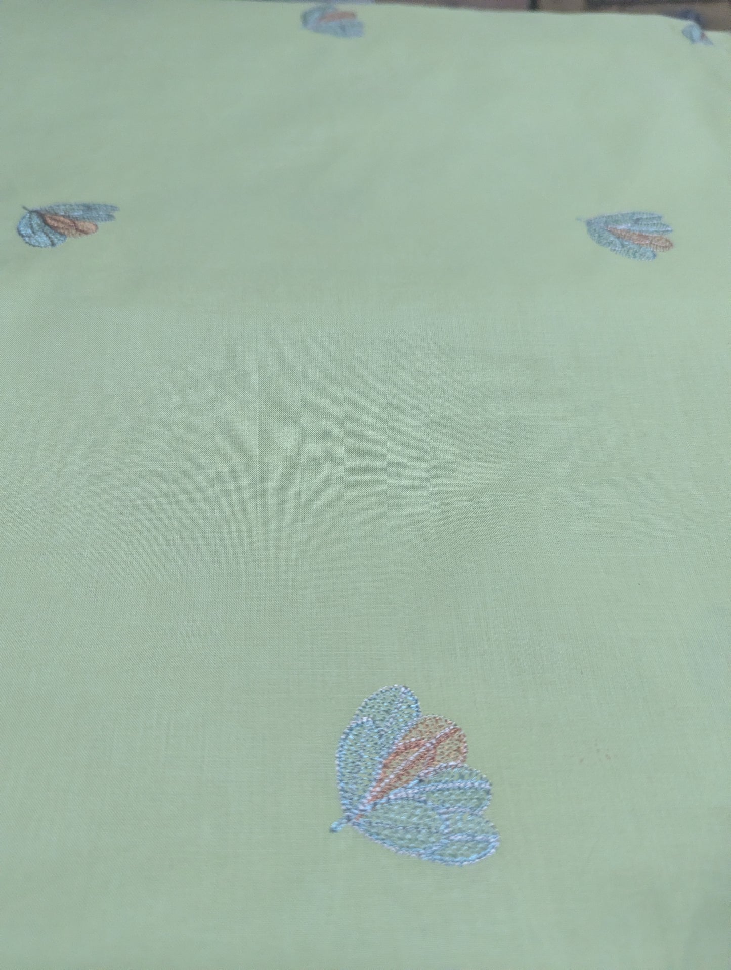 Lawn three piece with chiffon dupatta