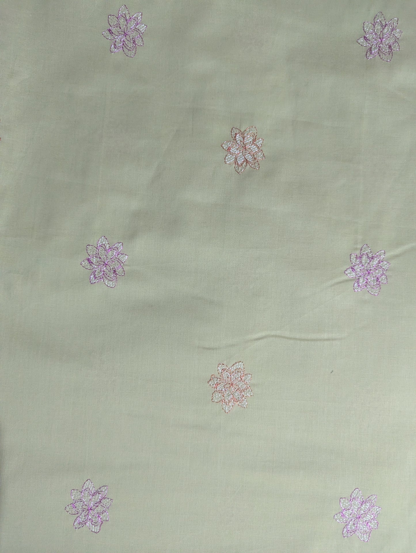 Lawn three piece with chiffon dupatta